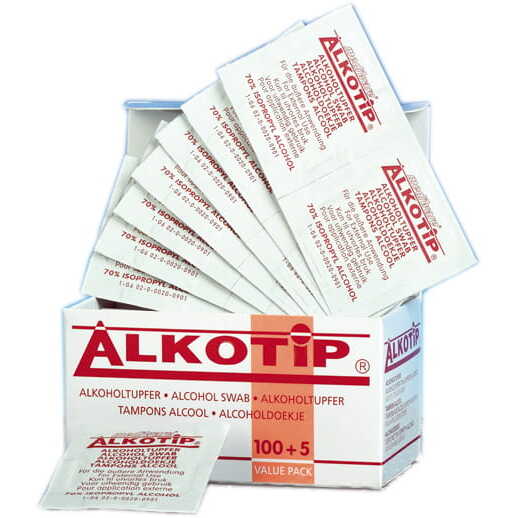 Alkotip® Alkoholtupfer | 65x30 mm