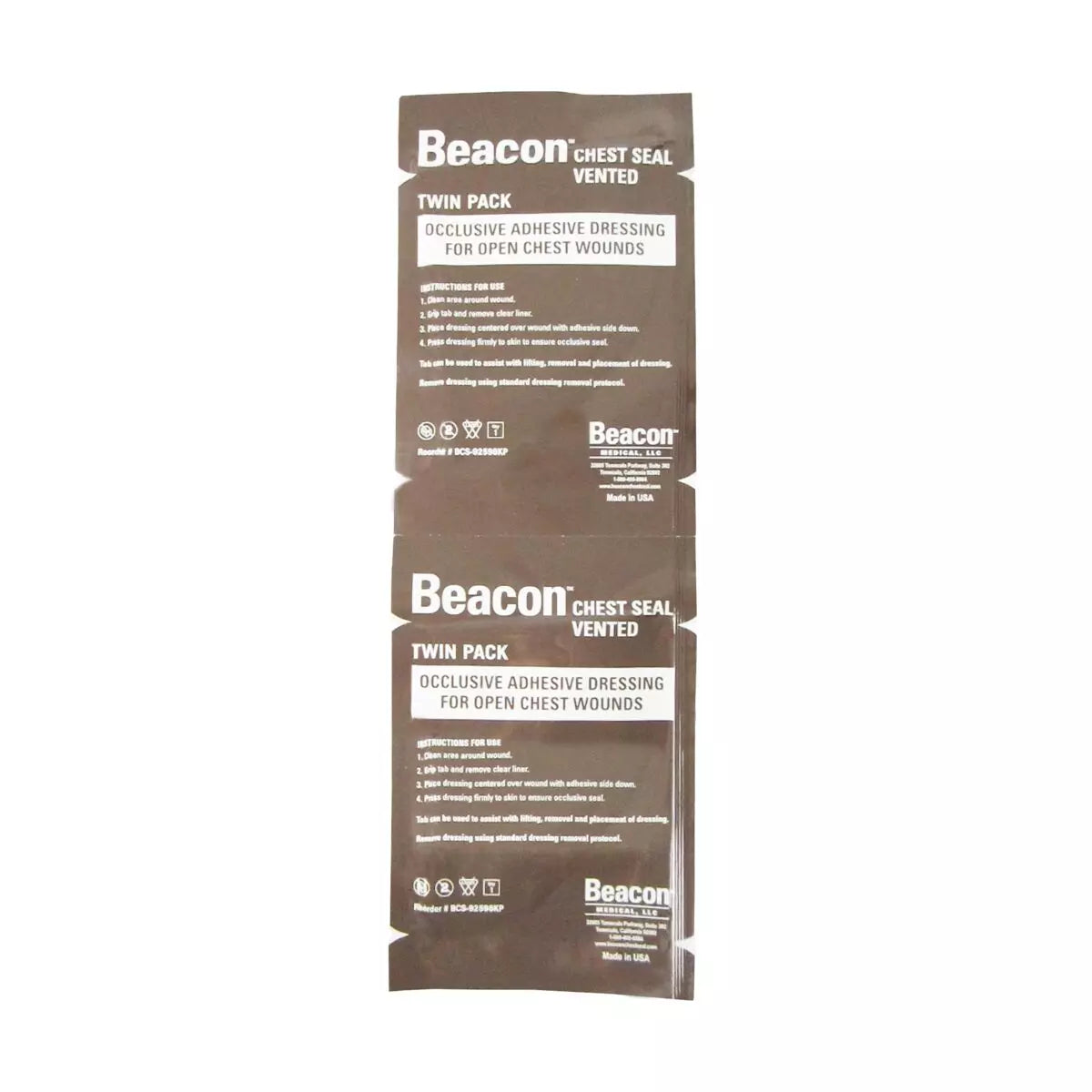 Beacon™ Chestseal | Thorax Pflaster mit Ventilen Doppelpack