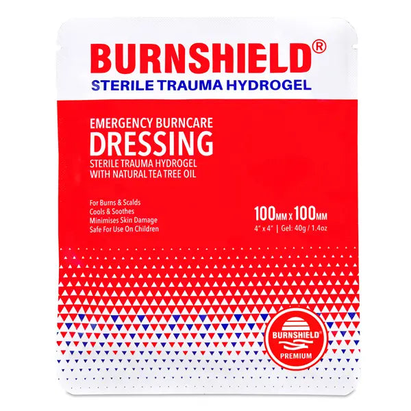 BURNSHIELD sterile Brandwunden Kompresse 10x10 cm
