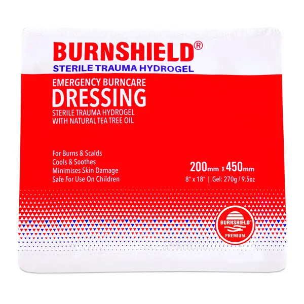 BURNSHIELD sterile Brandwunden Gesichtsmaske 20x45 cm