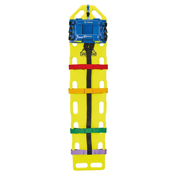 Spineboard Komplettset inkl. Headfix und 10 Punkt-Fixierspinne