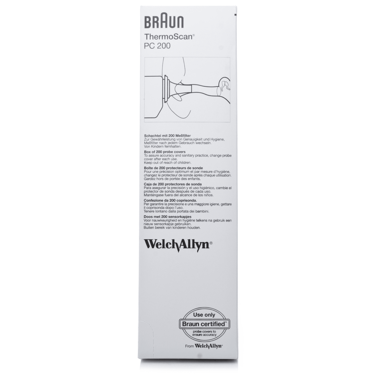 Einmal-Schutzkappen/Ohrtips für Braun Thermoscan PRO6000