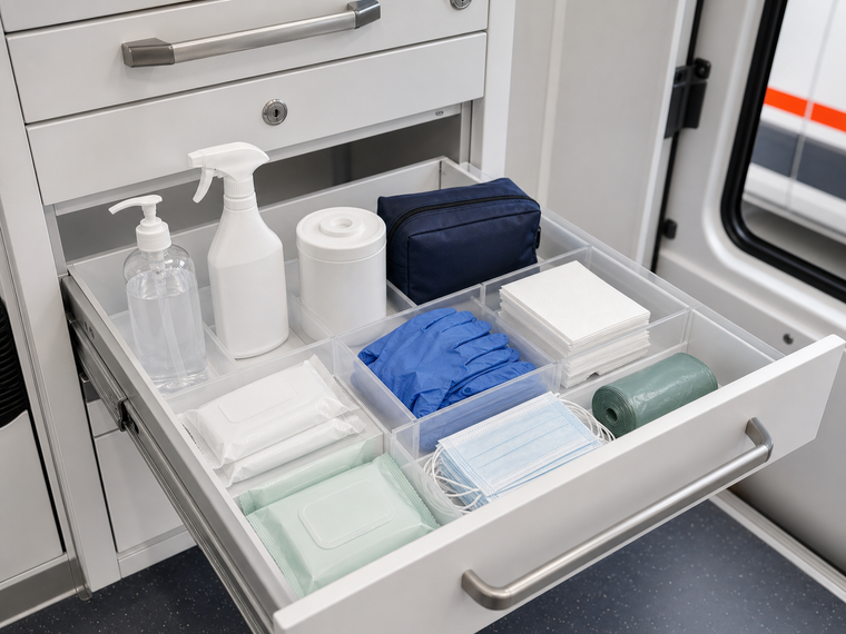 Hygieneprodukte für den notfallmedizinischen Rettungsdienst